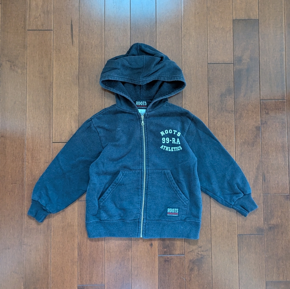 4/$25 KIDS ROOTS NAVY BLUE VINTAGE HOODIE